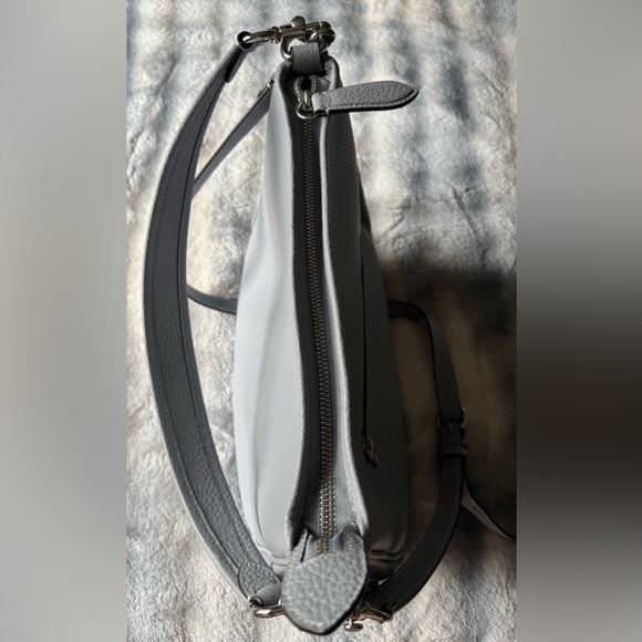 NWOT-Coach Cary Gray Pebbled Leather Handbag - Picture 9 of 16